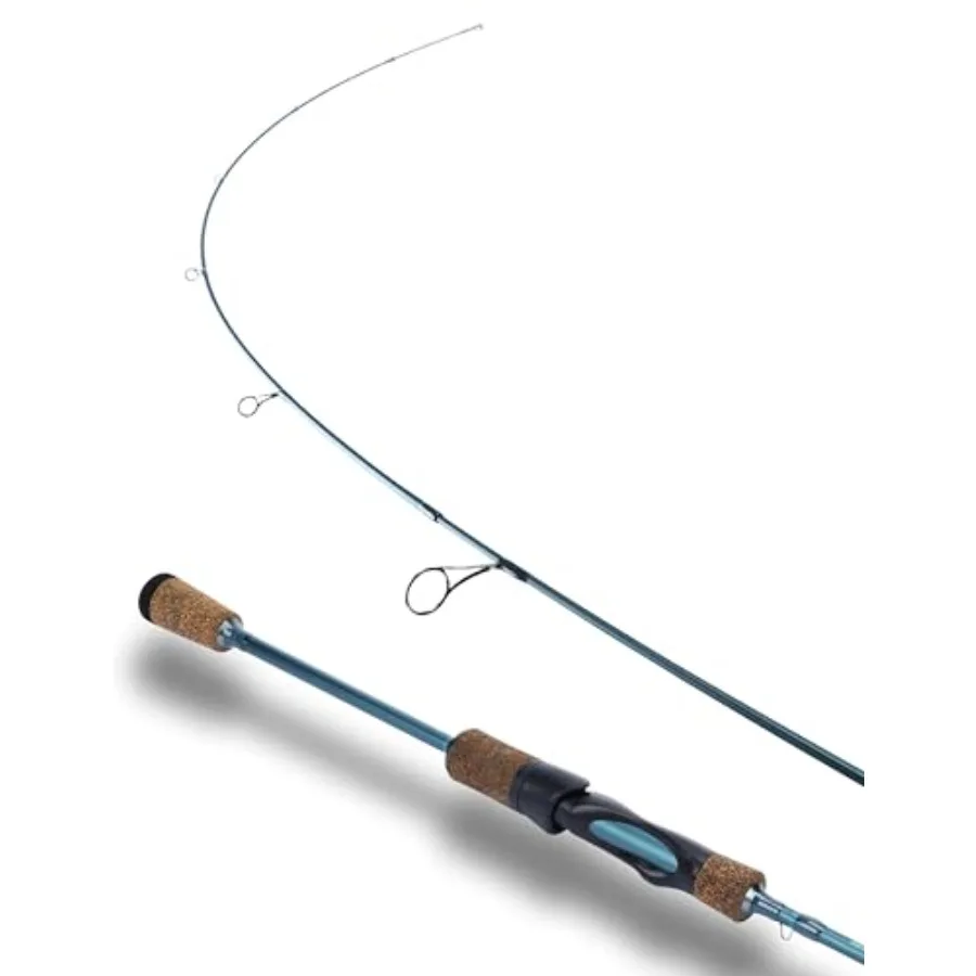 

Trout Fishing Rod for Freshwater Light Saltwater Ultralight Reinforced Carbon Fiber, 2-Piece Travel Design, Sensitive Spinning