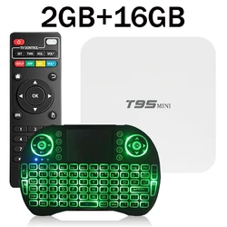 T95 mini Allwinner H3 Quad Core TV Box Android 10.1 4K HD 4G Wifi HDR 2GB 16GB Smart Android TV Box IPTV set-top box