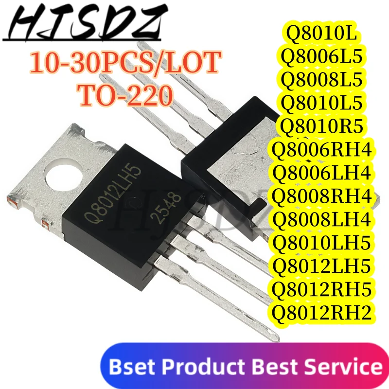 【10-30PCS】 Q8006RH4 Q8006LH4 Q8006L5 Q8008RH4 Q8008L5 Q8008LH4 Q8010LH5 Q8010L5 Q8010R5 Q8010L Q8012LH5 Q8012LH2 Q8012RH5/RH2