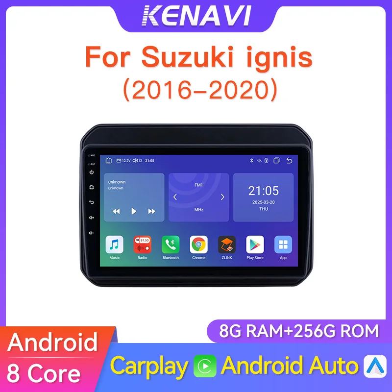 

Car Stereo Radio Multimedia Video Player For Suzuki Ignis 2016 2017 2018 2019 2020 Navigation GPS Carplay Android Auto Head Unit