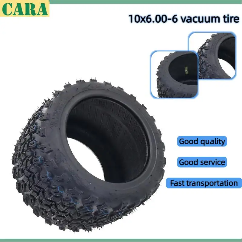 10 Inch 10x6.00-6  Motorcycle 10x6.00-6 Tubeless Tyres for Citycoco Mini Kugoo C1 Pro Electric Scooter Tire