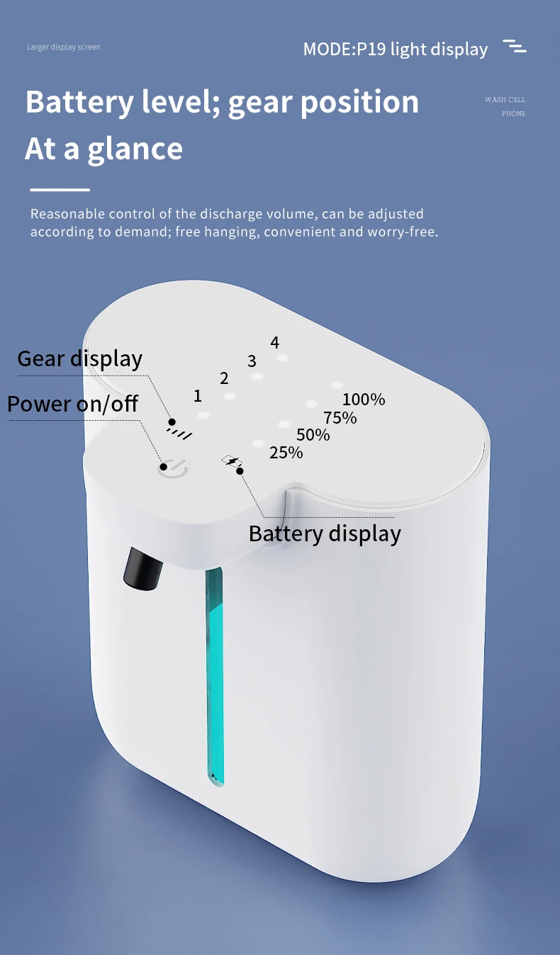Intelligent Light Indicator Soap Dispenser 500ML Capacity Automatic Hand Sanitizer Suitable for Wall Mounting or Desktop Use