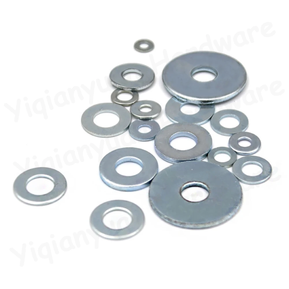 M6 M7 M8 M10 M12 M14 Carbon Steel Galvanized Non-standard Plain Washer Flat Gasket Shims for Cylinder Car Accessories