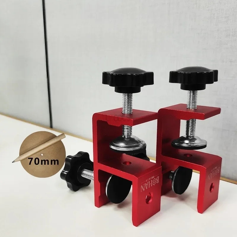 0-25mm Woodwork Clamp Wardrobe Closure Scriber Closing Plate Clamp Closing Strip Scriber Aluminum Alloy Wood Installation Tool
