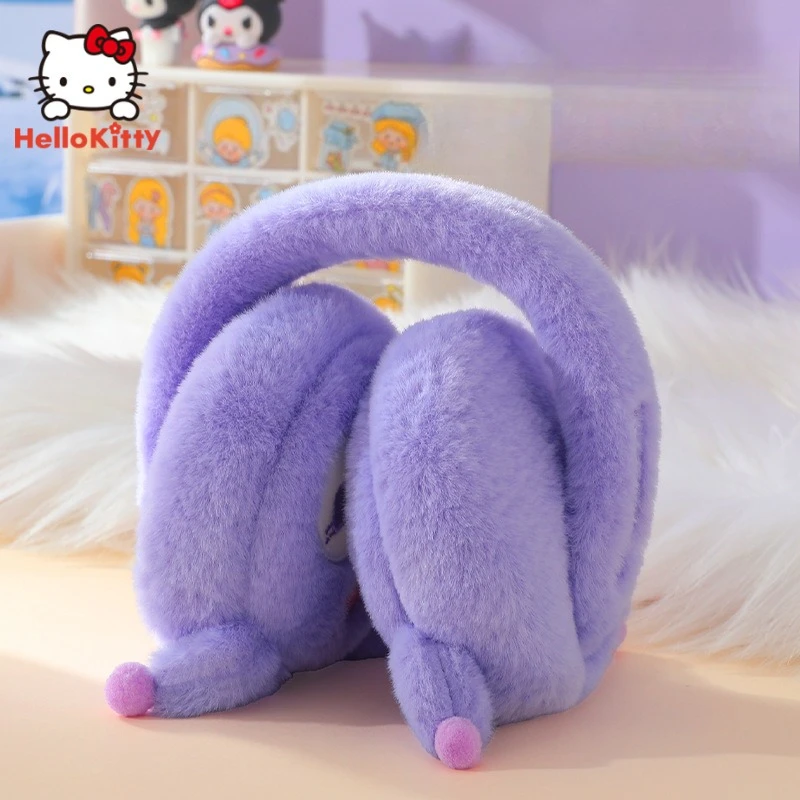 MINISO クロミ 子供用イヤーカップ 暖かい冬 ぬいぐるみ耳 かわいい耳 かわいいサリオ