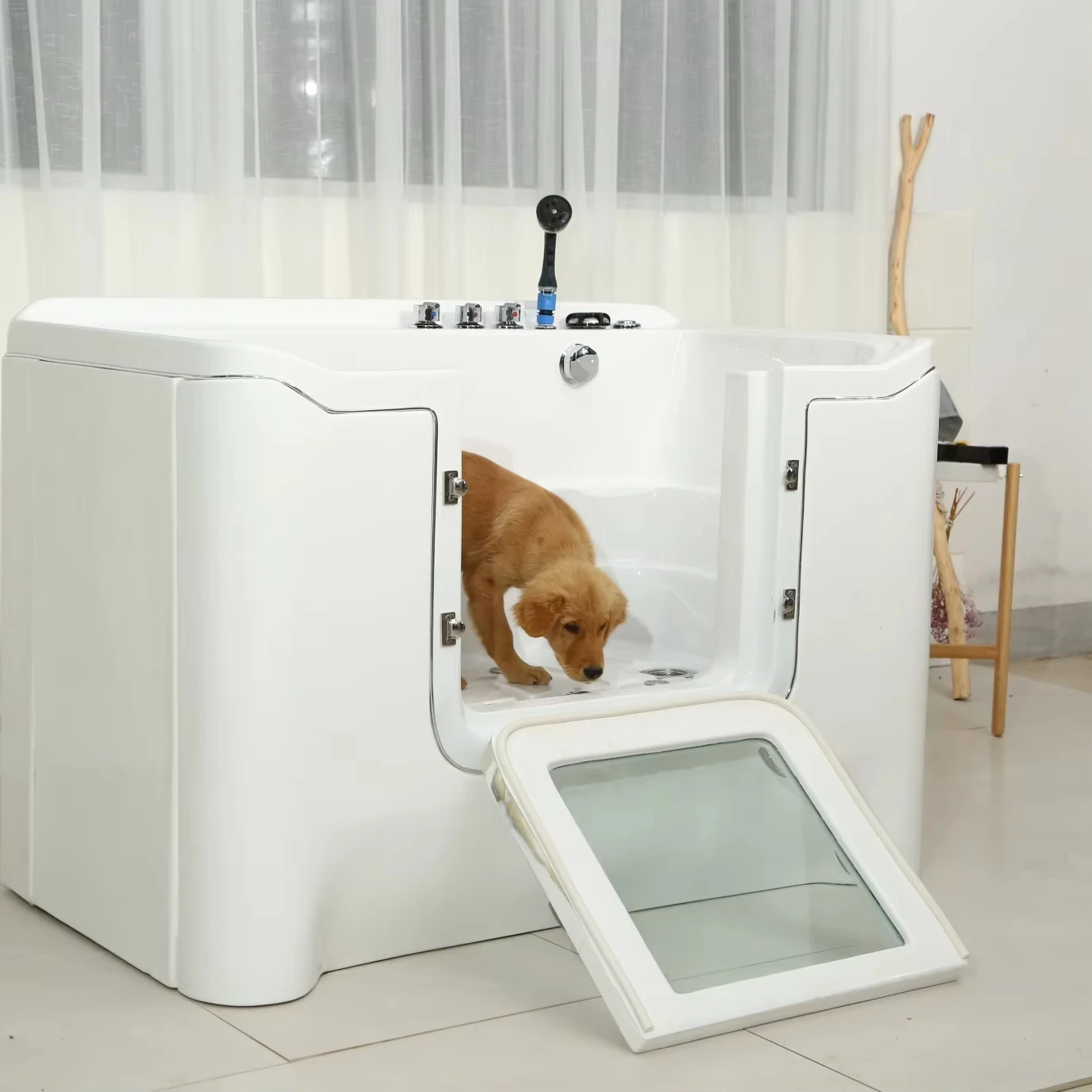 

Automatic Eco-Friendly Acrylic Pet Bathtub With Massage And Multi-Function Features