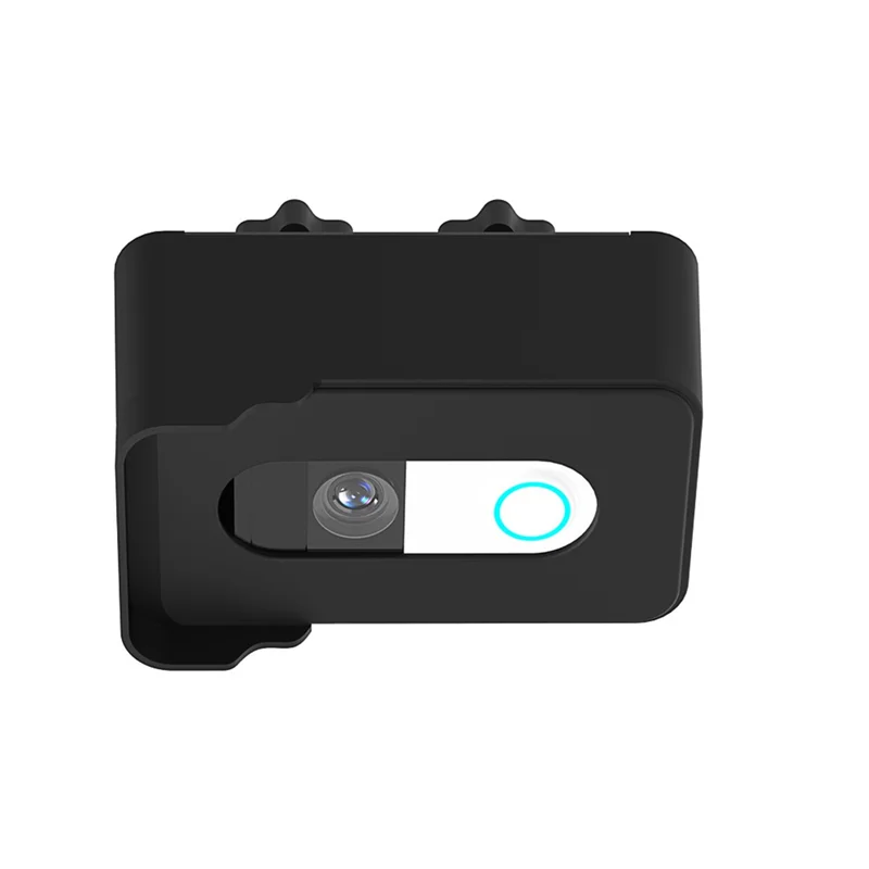 لص جرس باب يتضمن شاشة عرض فيديو قوس قابل للتعديل البلاستيك الأسود التكيف الملحقات قوس جرس الباب العالمي