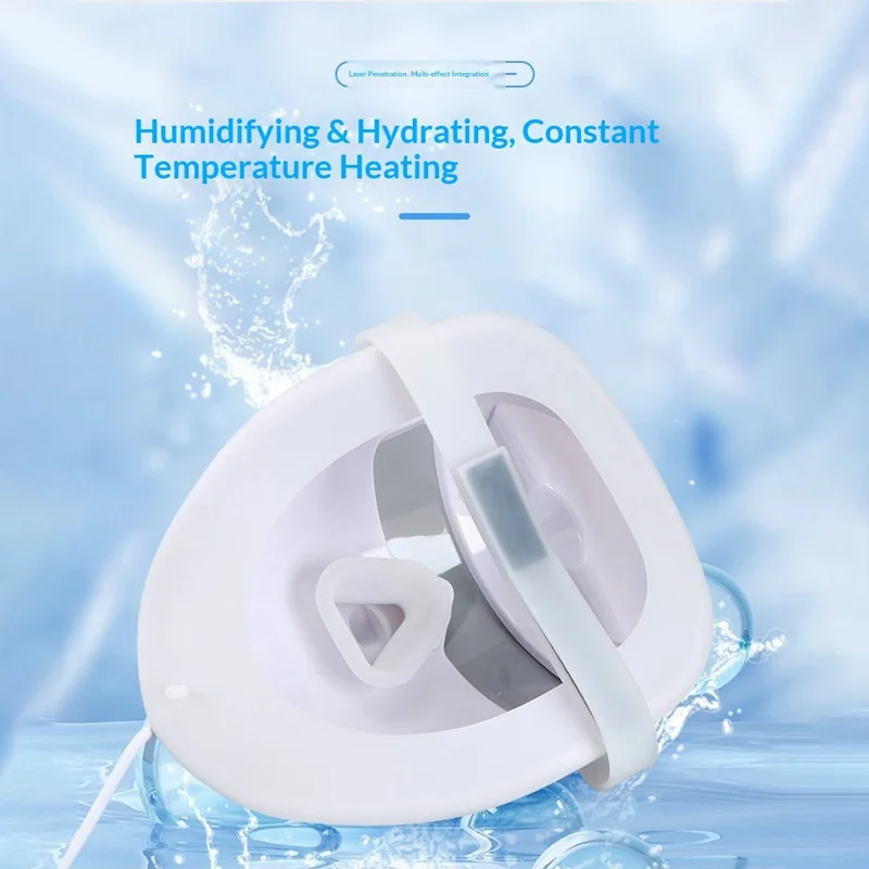 New Nano Hydrogen Water Generator Face Mask Adjustable Temp Hydrogen Spray Mask Hydrogen Beauty Mask for Skin Rejuvenation