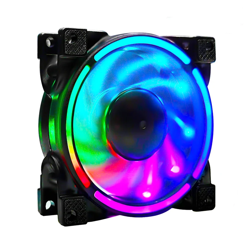 JUMPEAK 8025 80mm Computer Case Fan Magnetic Bearing ARGB Sync 4Pin PWM 8cm PC Cooling System CPU Radiator Cooler RGB Fan