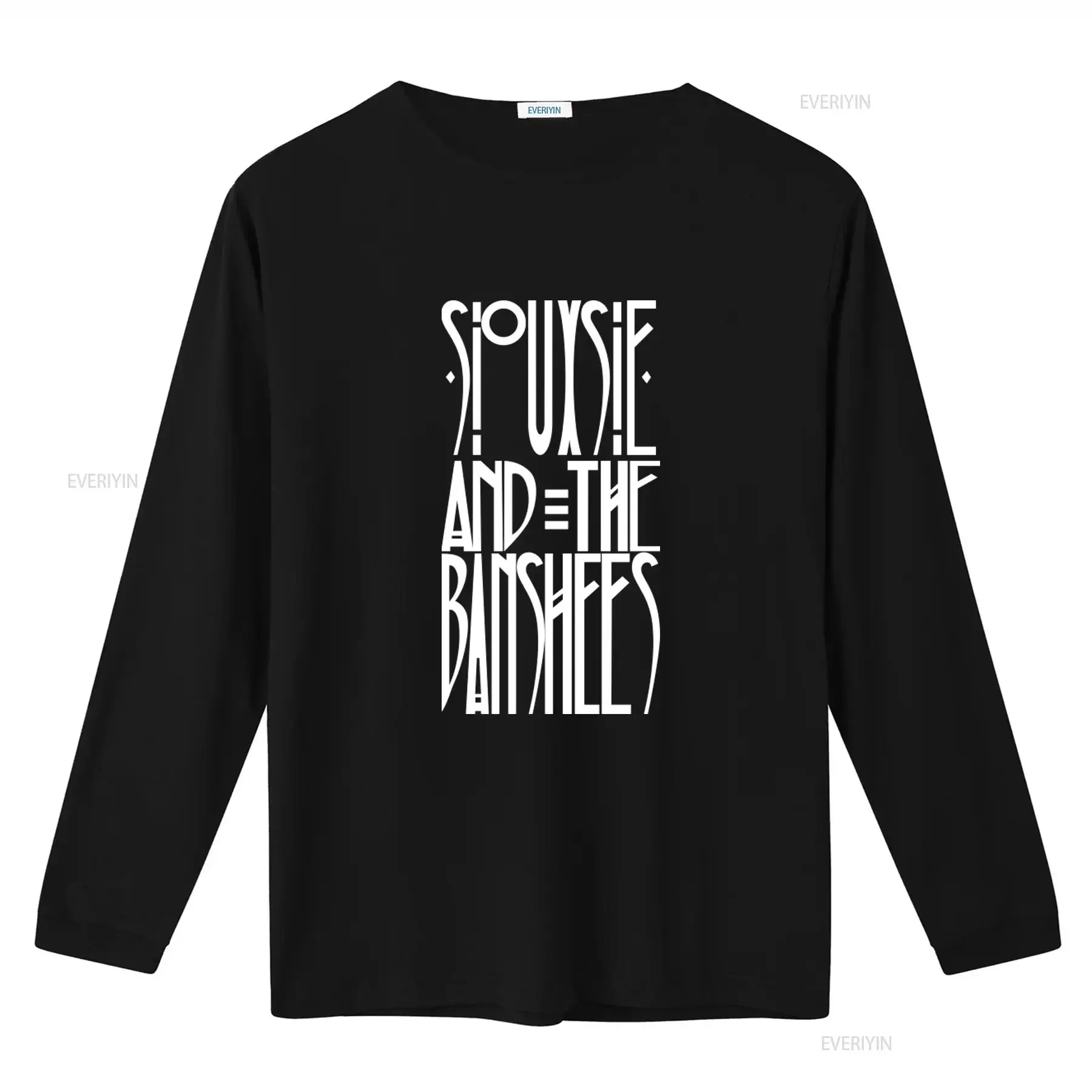 Siouxsie and the Banshees Goth Punk 80s New Wave T Shirt vintage Washed designer clothes Versatile Soft streetwear Breathable