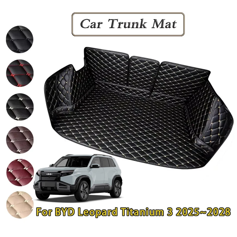 

Car Trunk Mats For BYD Formula Leopard Titanium 3 FangChengBao Tai 3 2025-2028 Fully Trunk Mat Rear Cargo Tray Auto Accessories