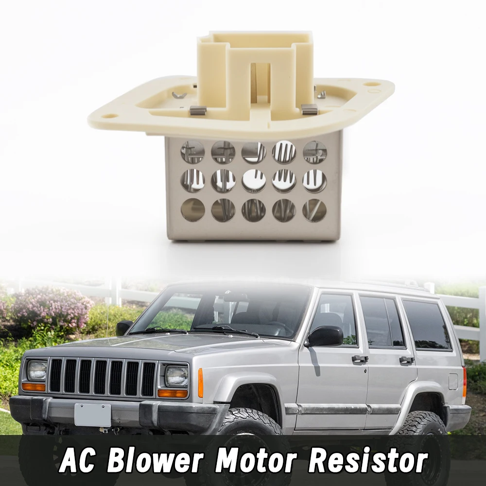 1 szt. Rezystor silnika dmuchawy samochodowej 4864957 4885346 AA 4734998   Części zamienne do Jeep Cherokee / Wrangler 1997 1998 1999 2000 2001
