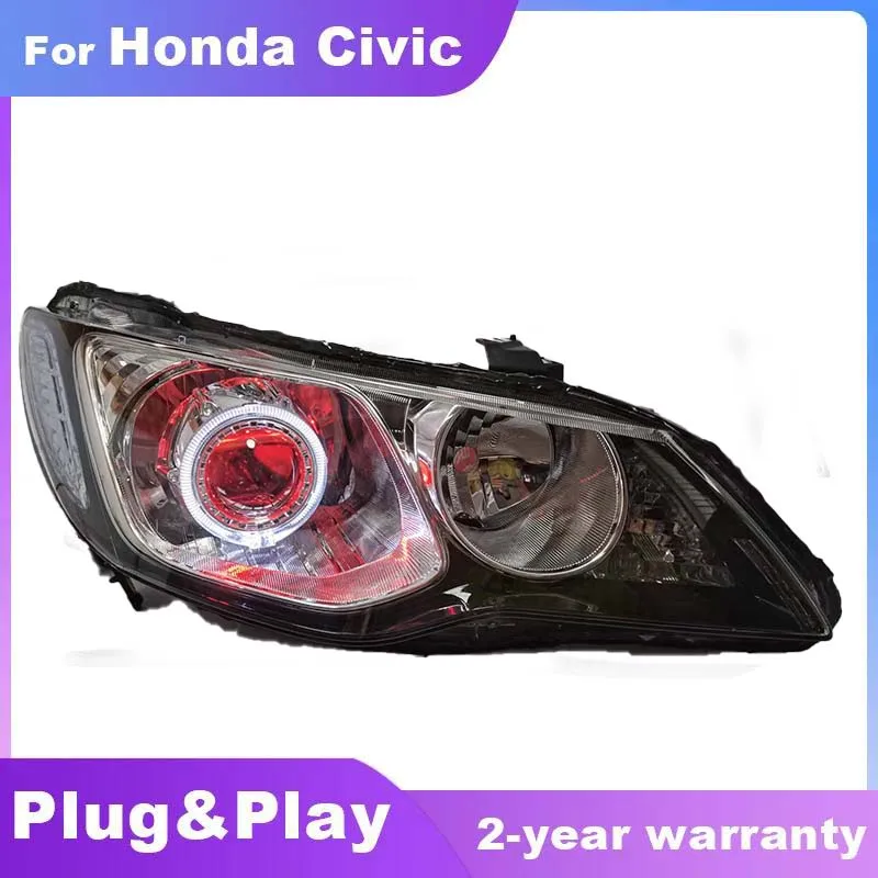 For Honda Civic 2006-2011 FULL LED Taillights Civic 8th Gen Tail Lights Car LED DRL Rear lights Dynamic turn signal Brake Lamp