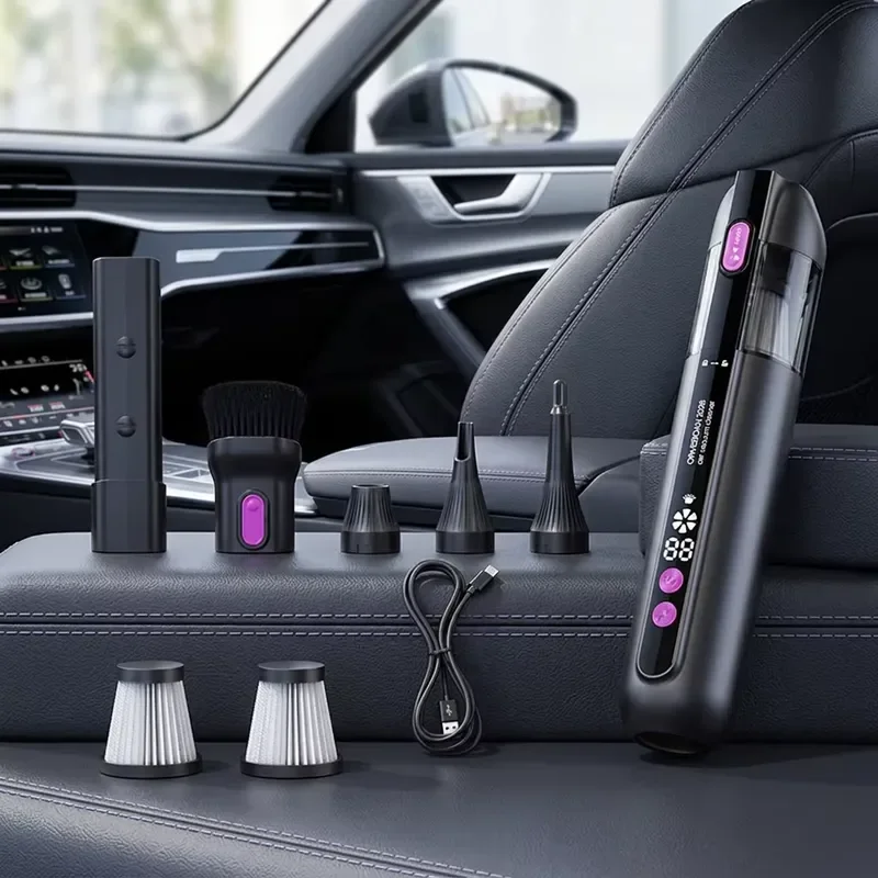 Handheld vacuum cleaner: The cordless portable handheld vacuum cleaner offers strong suction power, is rechargeable