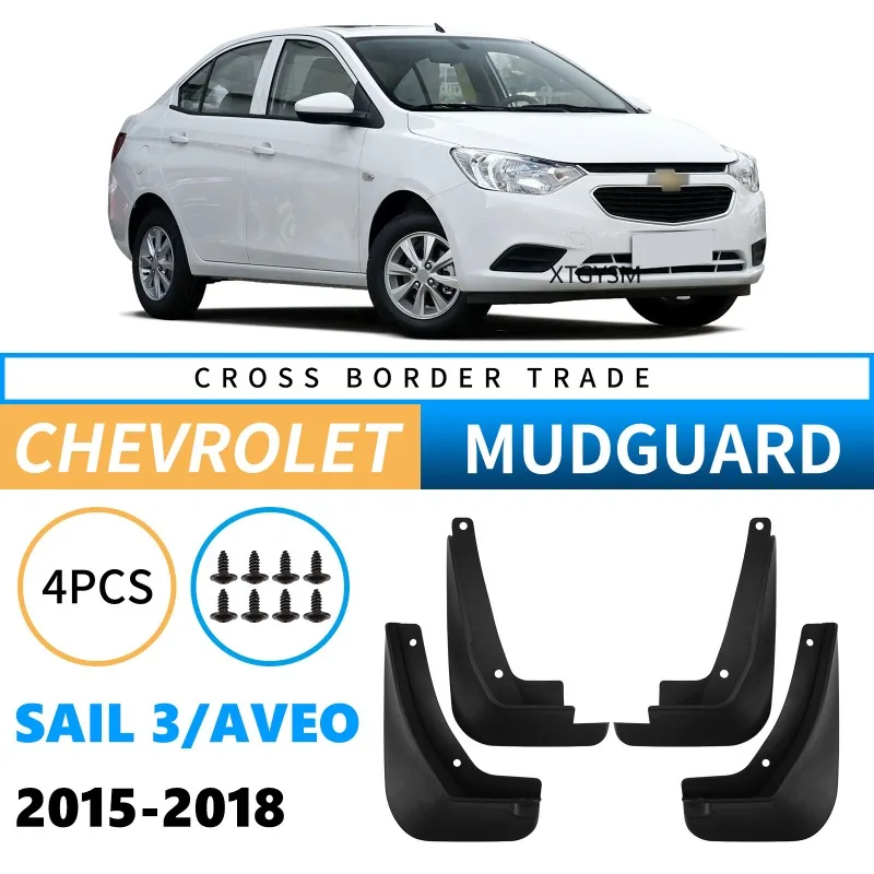 

Car Wheel Fender MudFlaps For Chevrolet Sail 3 Nuevo 2015~2019 Mud Flaps Guards Anti-splash Front Protect Mudguards Accessories