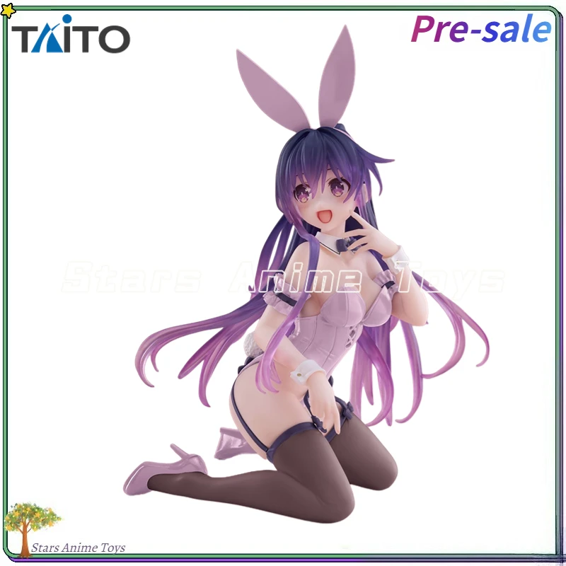 【Przedsprzedaż】Oryginalna figurka anime TAiTO Desktop Cute DATE A LIVE Yatogami Tohka w stroju króliczka, nowa wersja, kolekcja ozdób