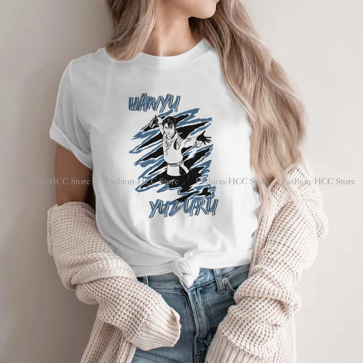 Figure Skating TShirt for Women Yuzuru Soft Leisure Sweatshirts T Shirt High Quality New Design