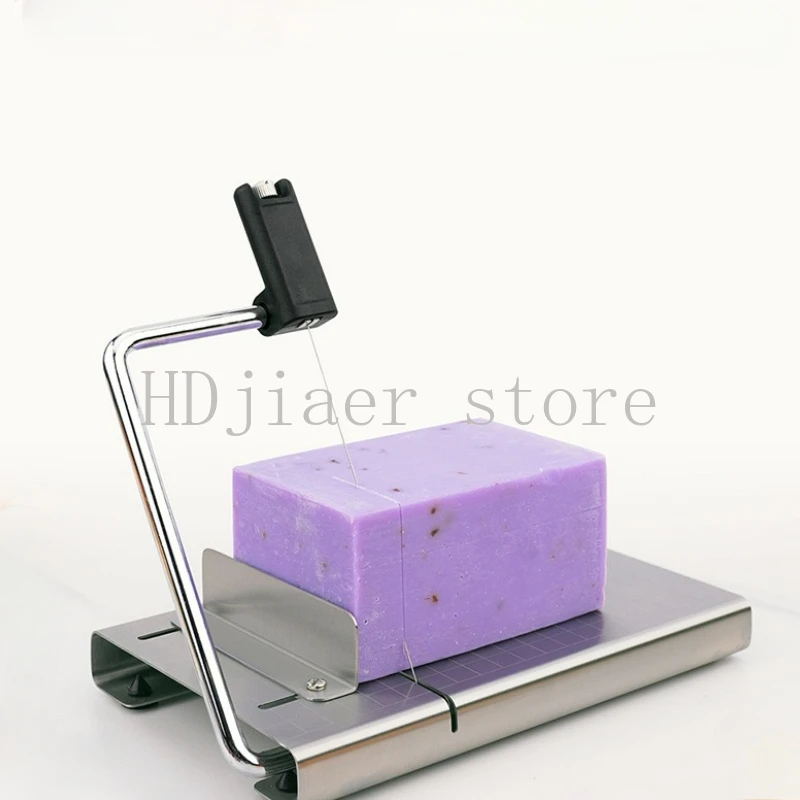

Adjustable Steel Wire Soap Cutter - Stainless Steel Cutting Table, DIY Soap Making Tool for Butter & Cheese