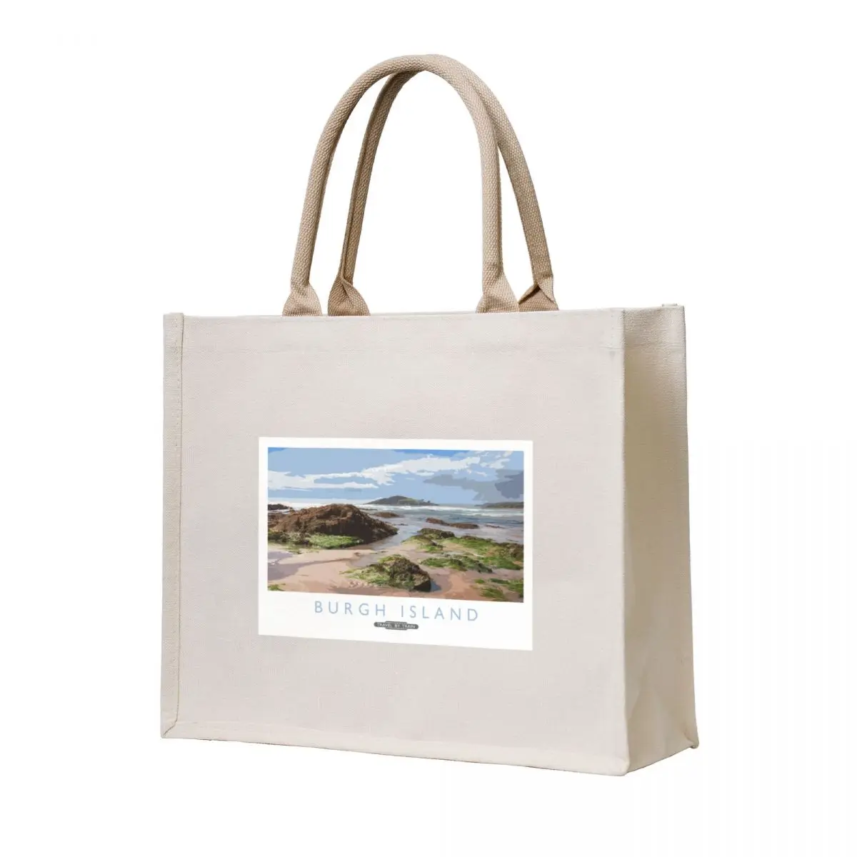 

Burgh Island Tote Bag shopping bag shoping bag cute pouch