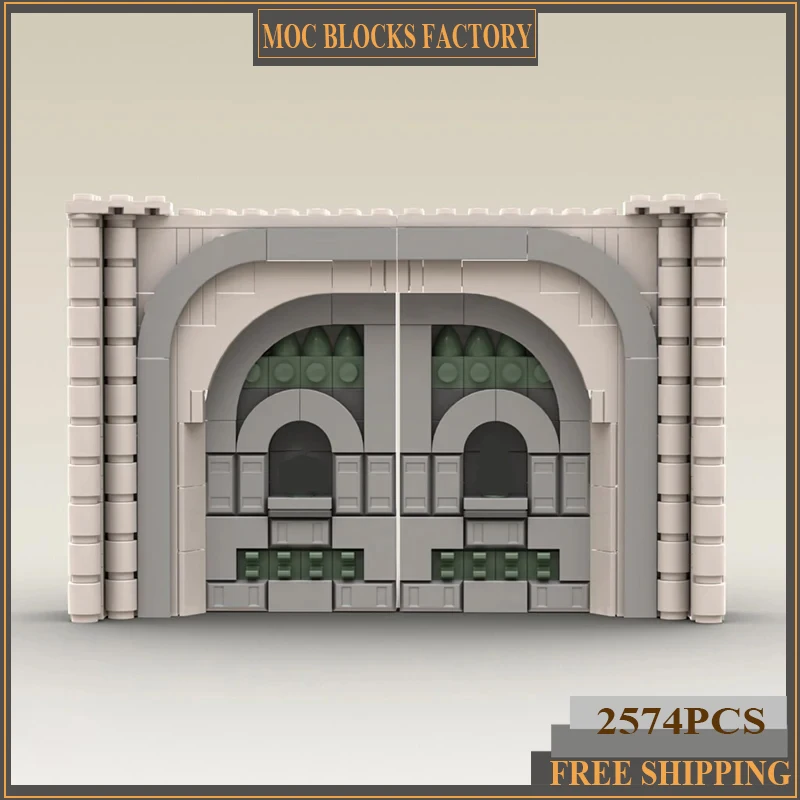 Star Movie Series Moc Bouwstenen De Witte Stad Muren Model Technologie Bricks DIY Kasteel Street View Speelgoed Voor Kinderen