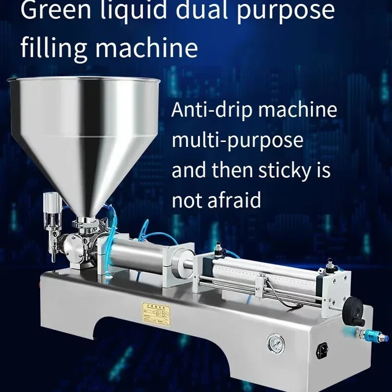 2025 Neue halbautomatische Erdnussbutter-Füllmaschine für viskose Flüssigkeiten, Joghurt, Marmelade, Sauce, Honigfüllmaschine, Tomatenpaste
