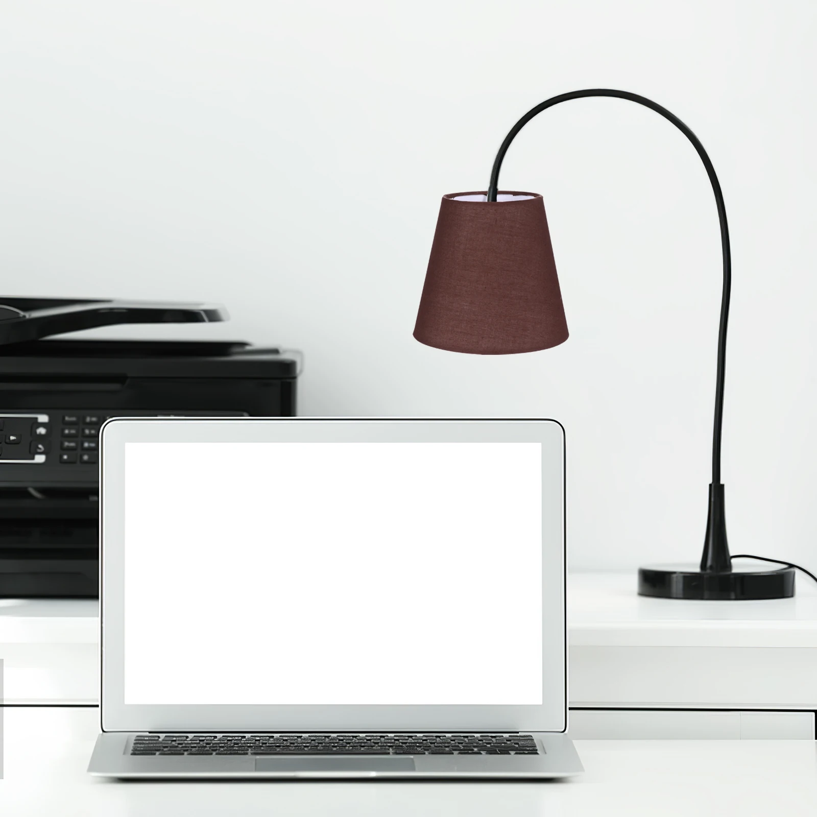 

Cloth Lampshade Cover Cloth Lampshade Dust Protector Coffee Color Warm Atmosphere Bedroom Lighting Accessories