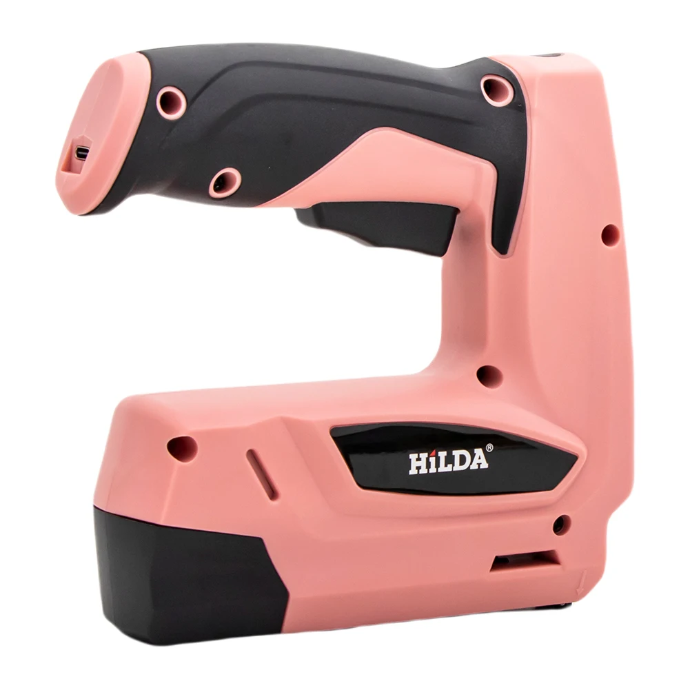 

Furniture Pneumatic Gun USB Charging Portable Stapler Power Tools Safe Mode Small Code Nail Gun for Fabric Paper Leather Cork