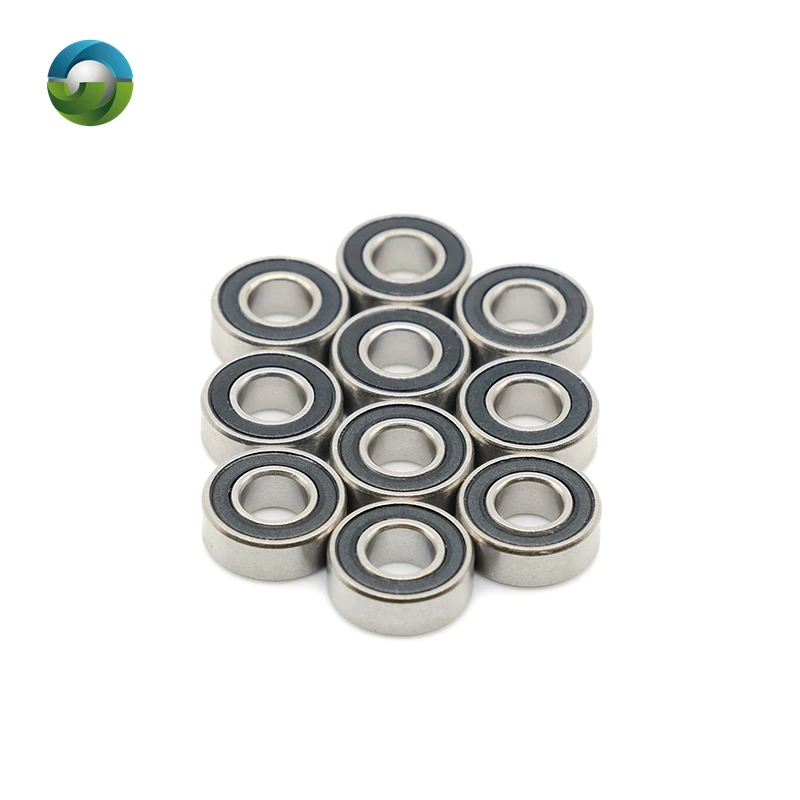MR115RS Bearing 10PCS 5x11x4 mm ABEC-7 Hobby Electric RC Car Truck MR115 RS 2RS Ball Bearings MR115-2RS Black Sealed