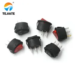 2PCS KCD7 Oval Switch 2 Pins 2 Gears / 3 Pins 3 Gears, Electric Kettle Rocker Power Switch Rocker Switch with/withou Light