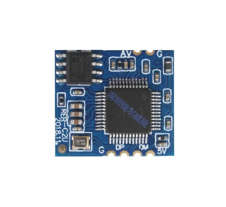 Analog AV Video to Digital USB Camera Module CVBS to USB Chip UVC Free Drive Android Linux