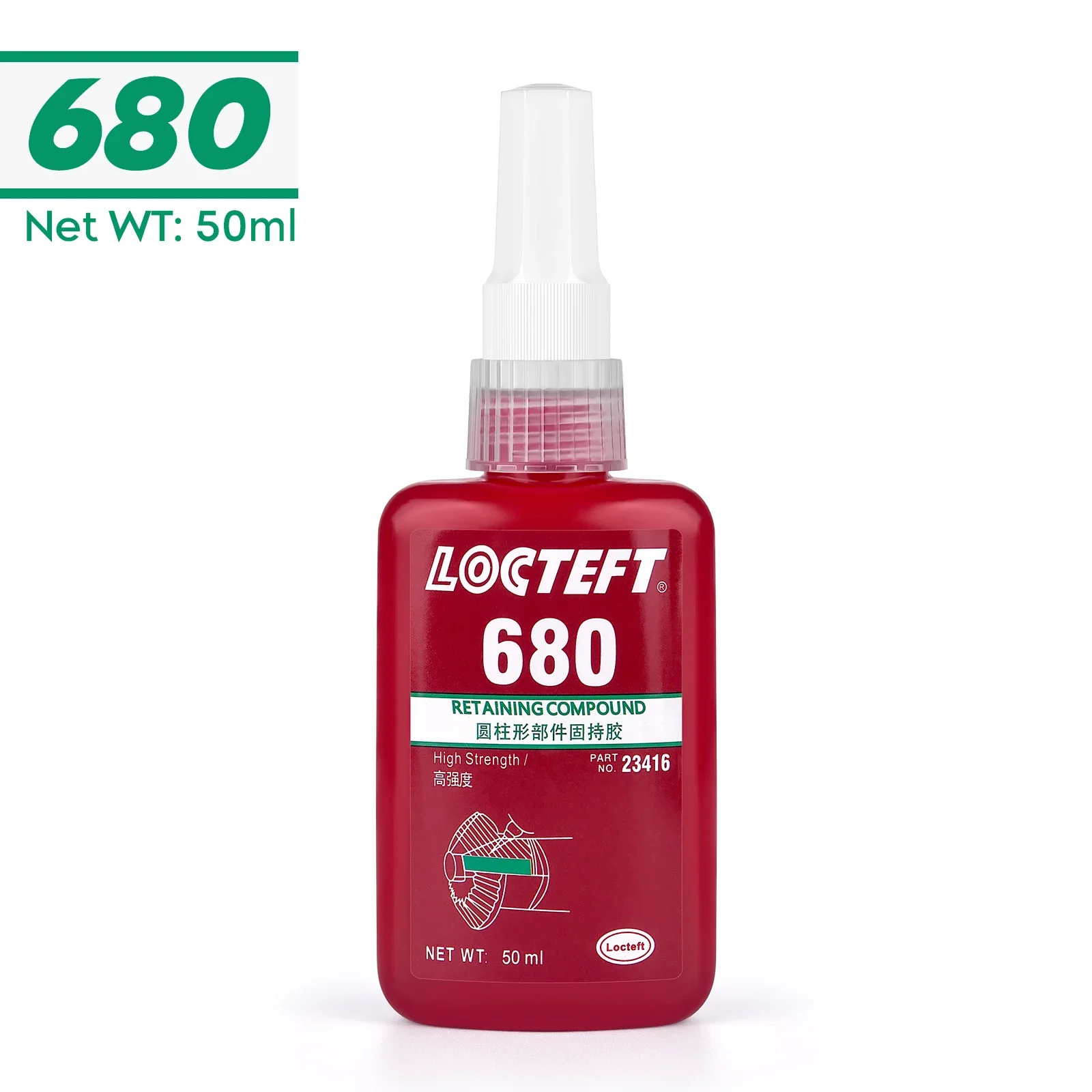 50 ml Schraubensicherung, Schraubenkleber, anaerober Schraubensicherung, Schraubenkleber, Anti-Lose-Gewindesicherungsmittel, anaerober Klebstoff, Dichtungsmasse