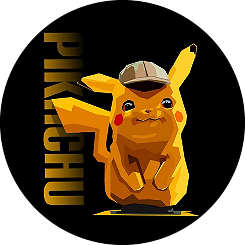 New Rotating Phone Popping P-Pikachus Stand Flexible Ring Stand Suitable For Apple 16 Max Huawei, Xiaomi Multi Functional Stand