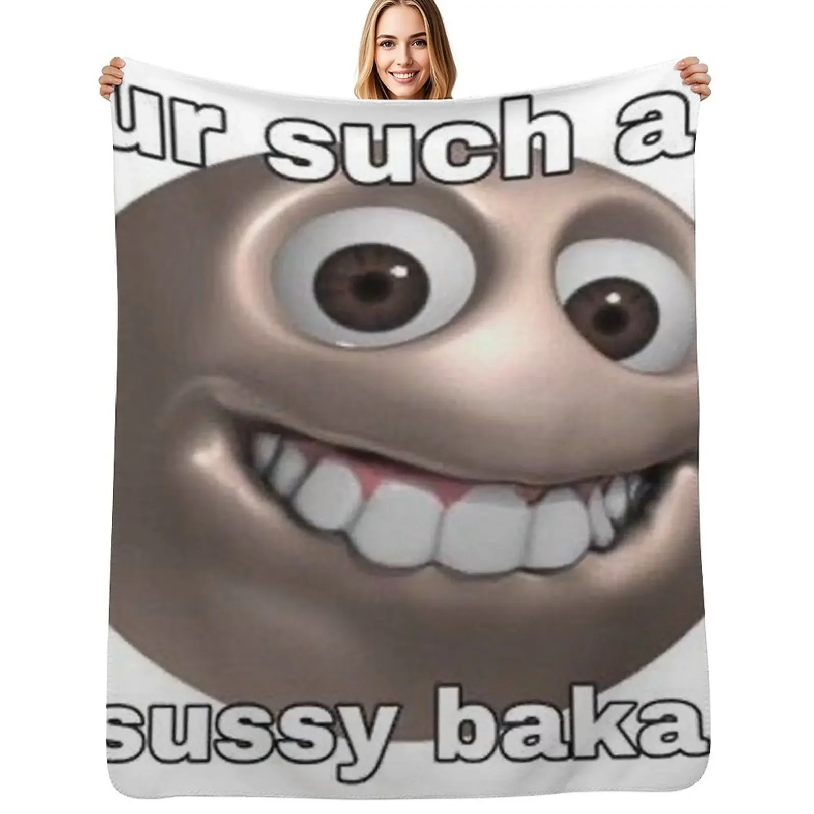 

ur such a sussy baka Throw Blanket Weighted Beautifuls Travel Blanket