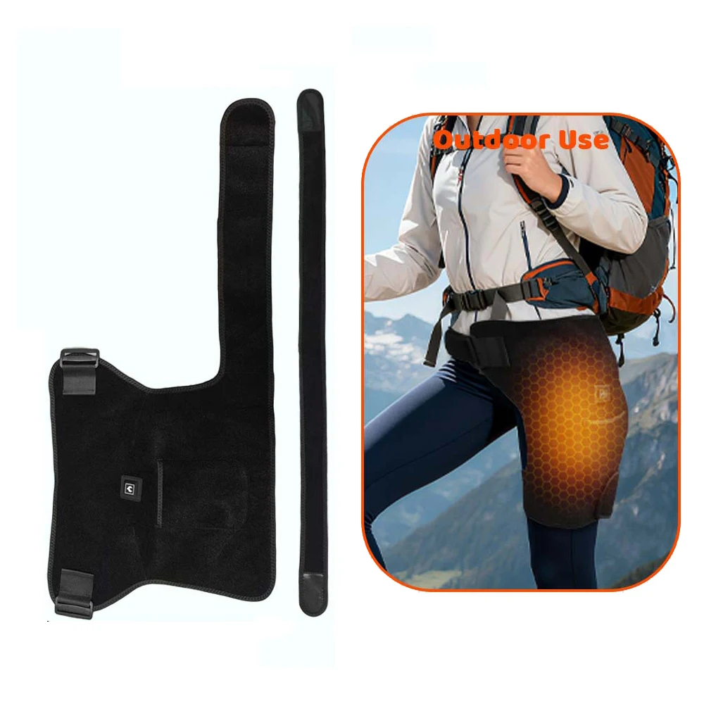 

Электрическая грелка для бедер, 660 нм, красный свет, облегчение бедра и бедра, теплый ремень, спортивный поясничный диск, поддерживающий пояс