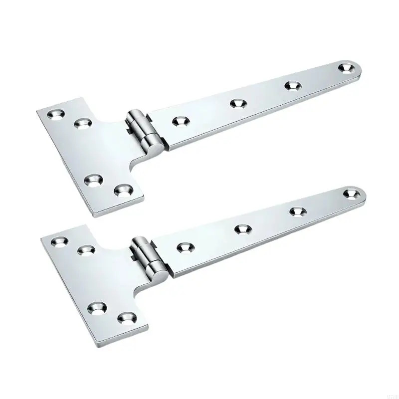 M76E 2 Stück T-Typ-Edelstahlscharniere in industrieller Stärke für schwere Bootstüren – Detail 4