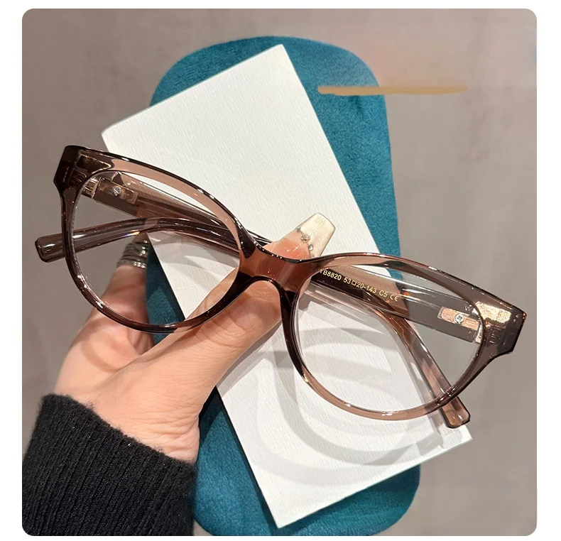 Neue Sonnenbrille im Cat-Eye-Stil mit T-förmigen Bügeln und kleinem Duft für Damen DS-8820 – Detail 20