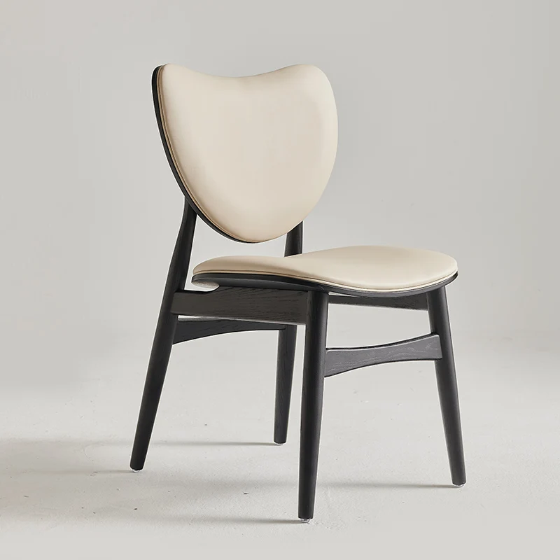 Italian Minimalist Dining Chairs Solid Wood Vintage Luxury European Dining Chairs Trendy Lazy Sedie Sala Da Pranzo Furniture