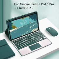 Keyboard Case For Xiaomi Pad 6 11Inch Detachable Wireless Keyboard Mouse With Leather Case For Xiaomi Pad 6 Pro 11 Inch 2023
