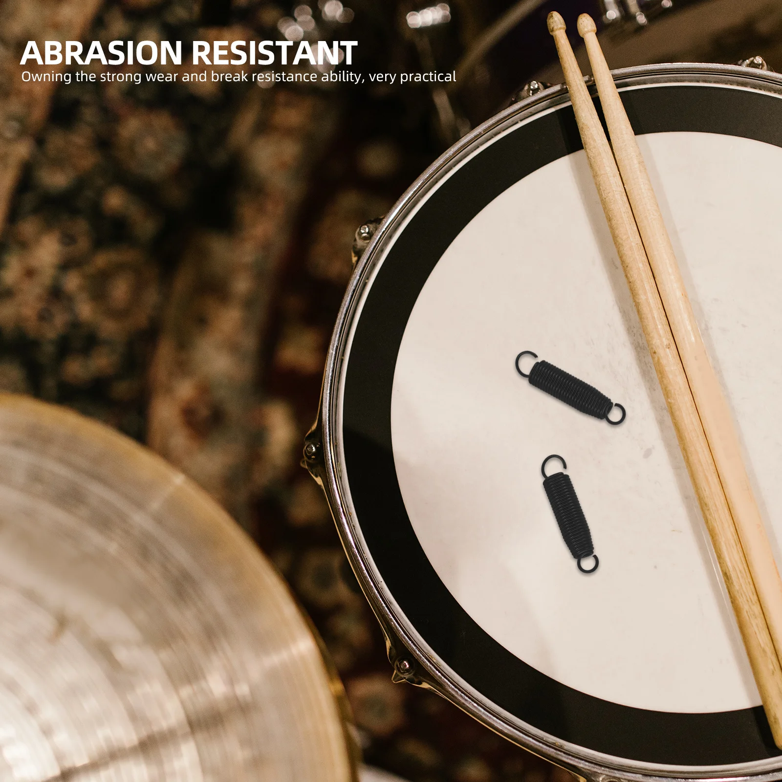 

2pcs Carbon Bass Foot Foot Pedal Spring For Percussion Instrument Pedal Spring Heavy Duty Tensioner For Drum Set Replacement