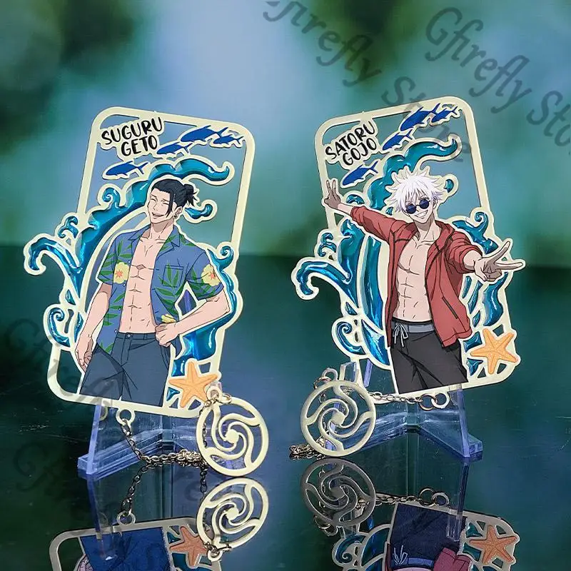 

Jujutsu Kaisen Anime Hollow Out Label Satoru Gojo Bookmark Exquisite Reminiscence Bookend Decoration Stationery Geto Suguru