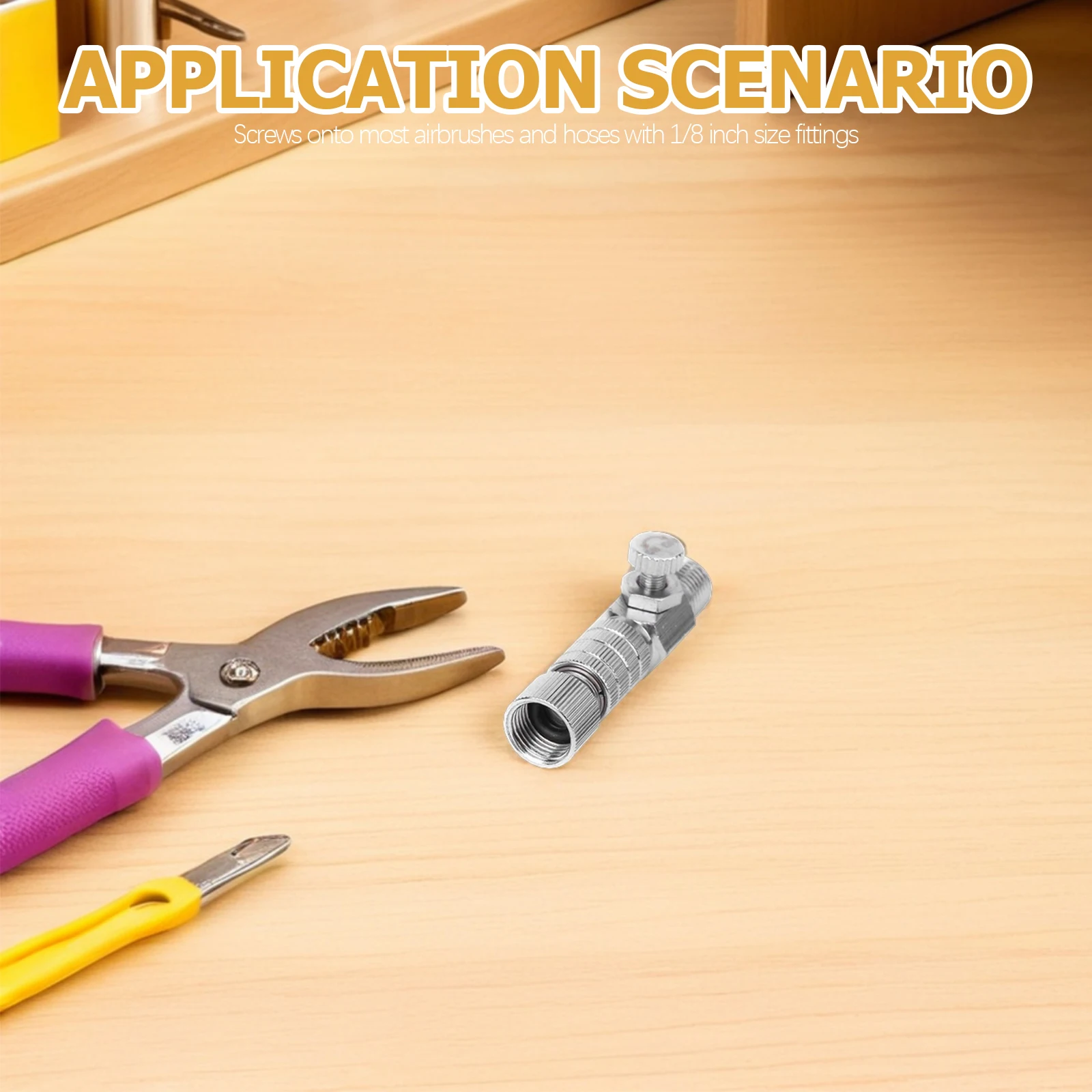 Airbrush Connector Quick Release Coupler 1 8 Inch Spray Gun Disconnect Adjustable Airflow Control Multiple Airbrushes Hose