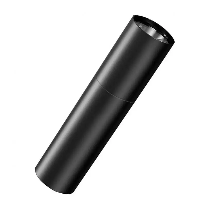 Portable Zoomable LED Strong Light 4 Modes Flashlight Aluminum Alloy USB Charging Built-in 14500 Lithium Battery