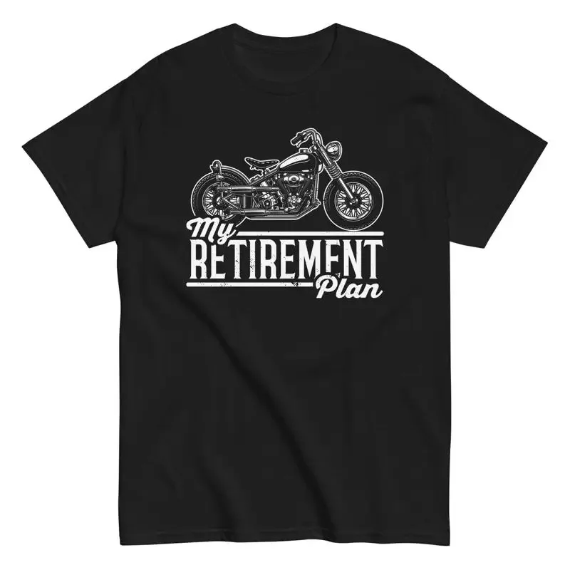 Biker Motorcycle Retired Rider My Retirement Plan Proud Retiree T shirt