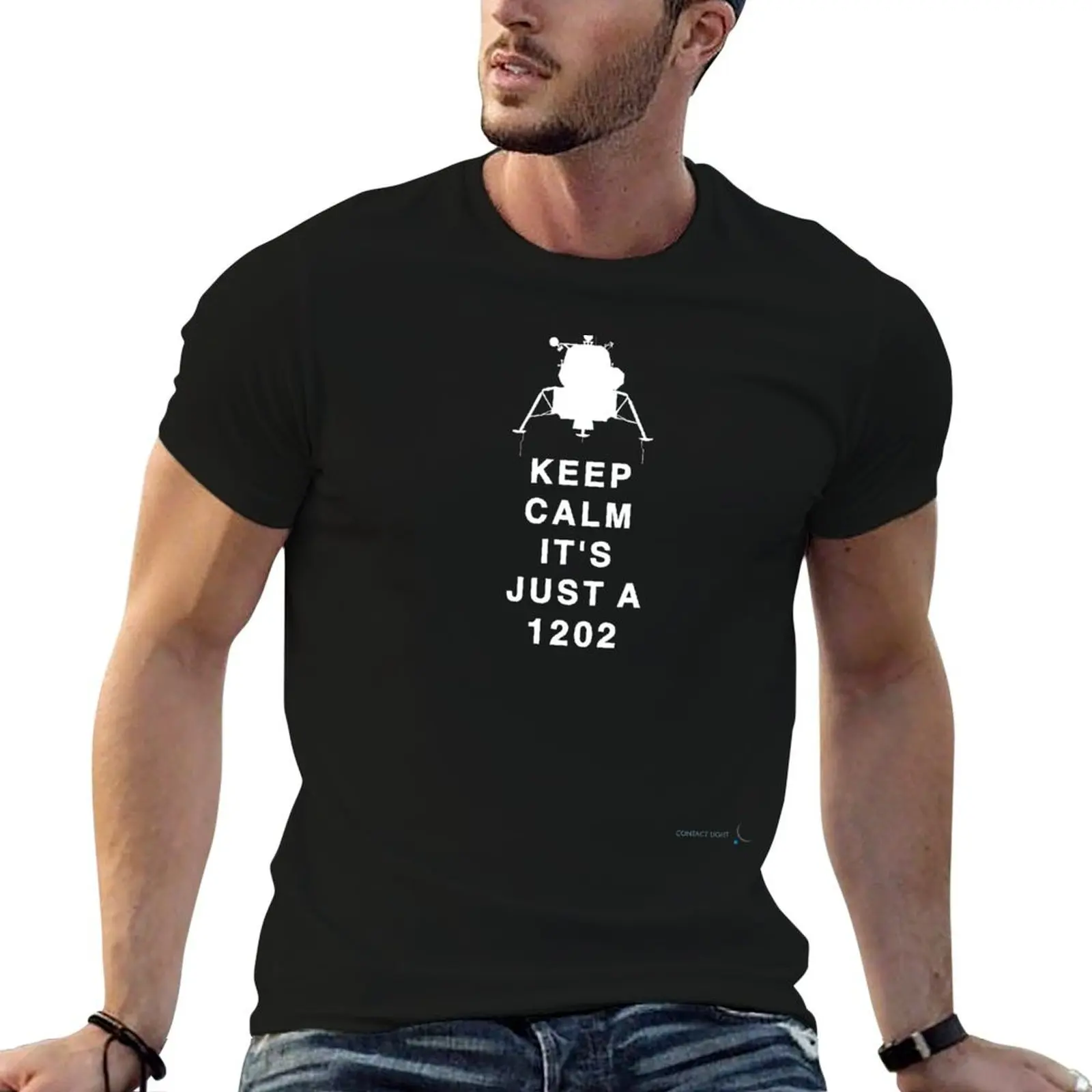L'infame erreur de poser les pieds sur la Lune lors de la mission Apollo 11, code 1202, le 20 juillet 1969. T-shirt Sea of Tranquility, T-shirt tendance avec imprimé artistique