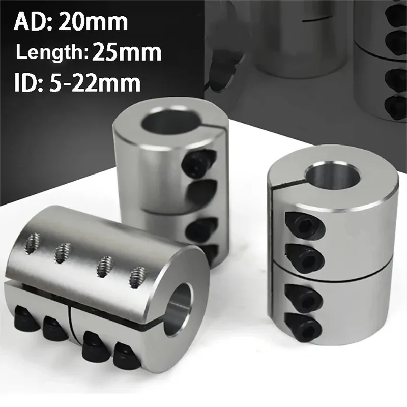 

CNC Shaft Coupling Rigid Clamping Jaw High TEMP 300°C Bore 4/5/6 / 6.35 / 7/8/10 mm Motor Joint Connector