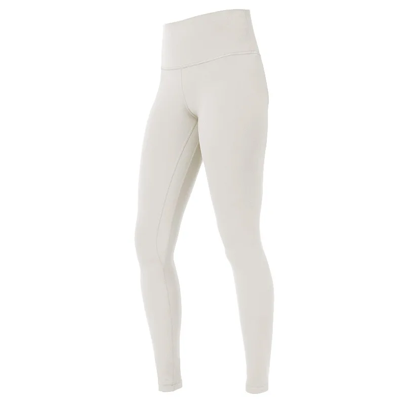 Leggings de fitness de lã elástica feminina, calça ioga quente, calças justas, leggings esportivos de ginástica, inverno