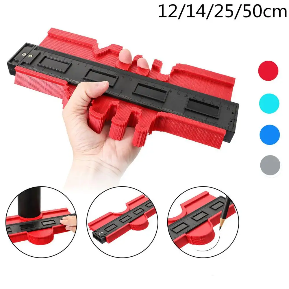 

Contour Gauge Plastic Profile 5/6/10/20inches Copy Contour Gauge Duplicator Standard Wood Marking Tiling Laminate