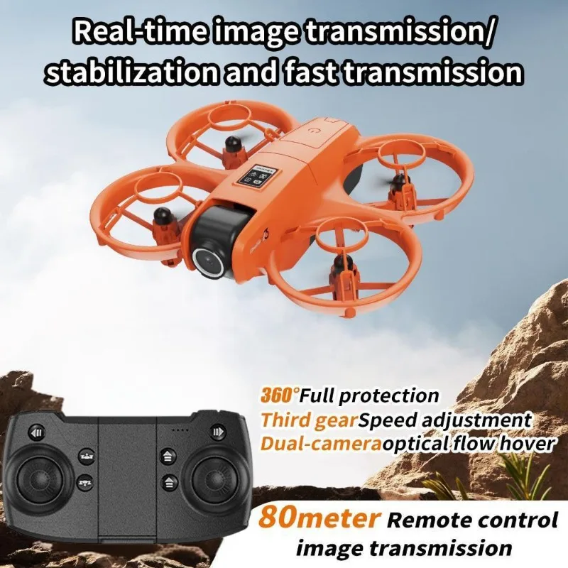 YL3 Mini 4K HD Dual Aerial Photography Drone Optical Flow Positioning Quadcopter Headless Mode Headcopter Aircraft