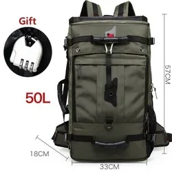 Bange 50L Waterproof Durable Travel Backpack Men Women Multifunction 17.3 Laptop Backpacks Male outdoor Luggage Bag mochilas