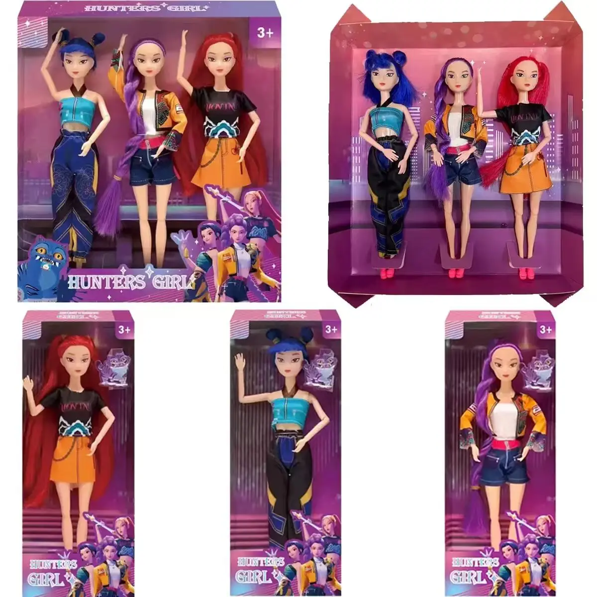 Nouvelle figurine d'action K-Pop Demon Hunters Anime Rumi Mira Zoey style musical 2026 – Poupée Cosplay mignonne, cadeau idéal pour les anniversaires d'enfants